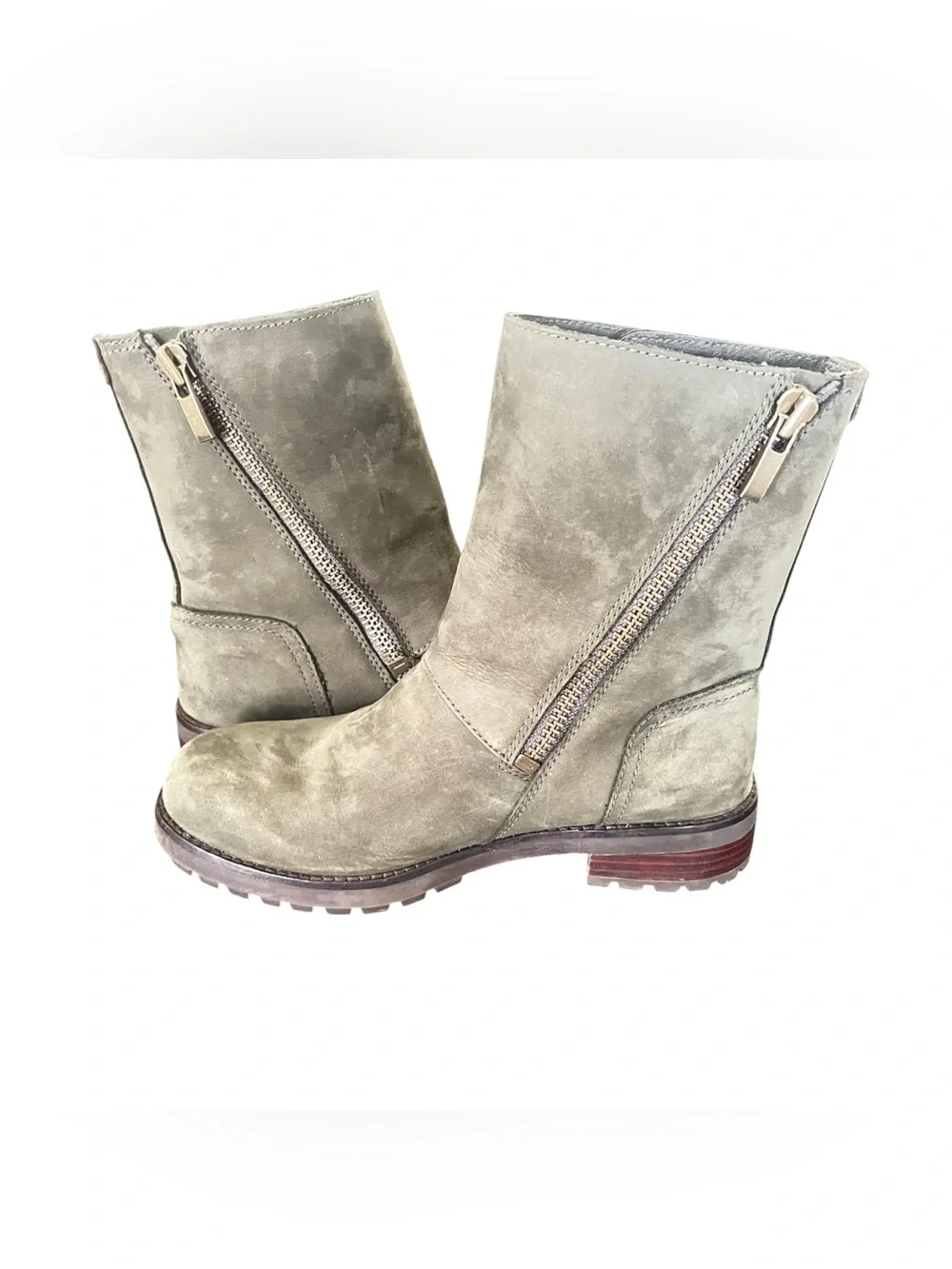 UGG Niels Women's Olive Suede Mid-Calf Boots